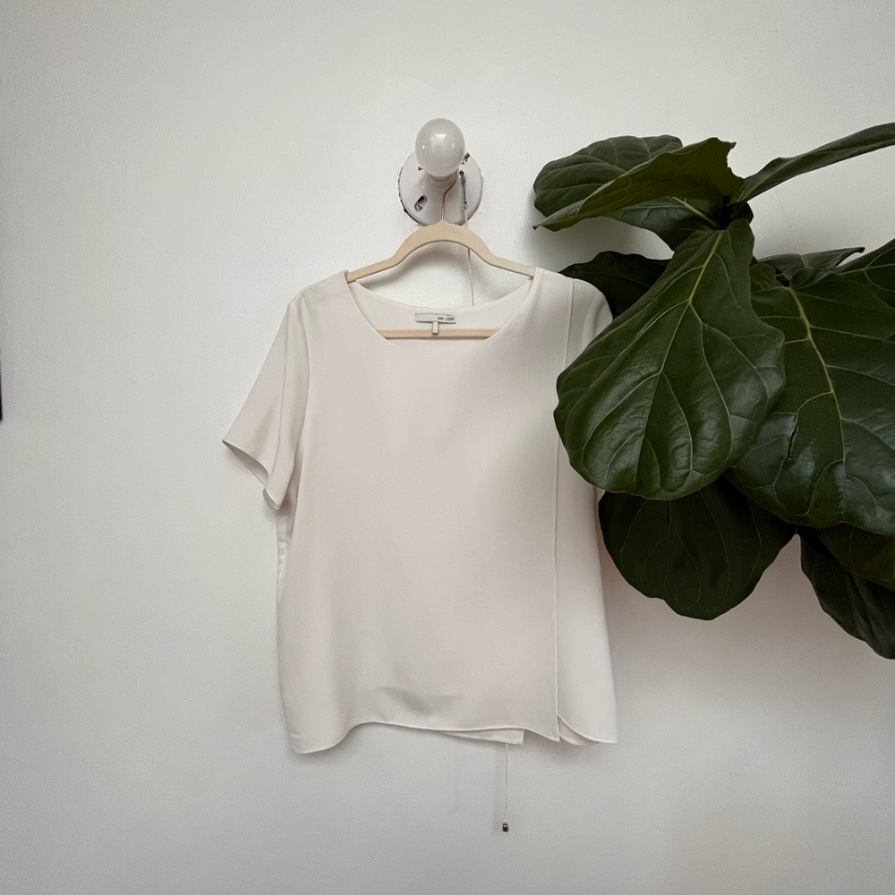 Oak + Fort short sleeve blouse